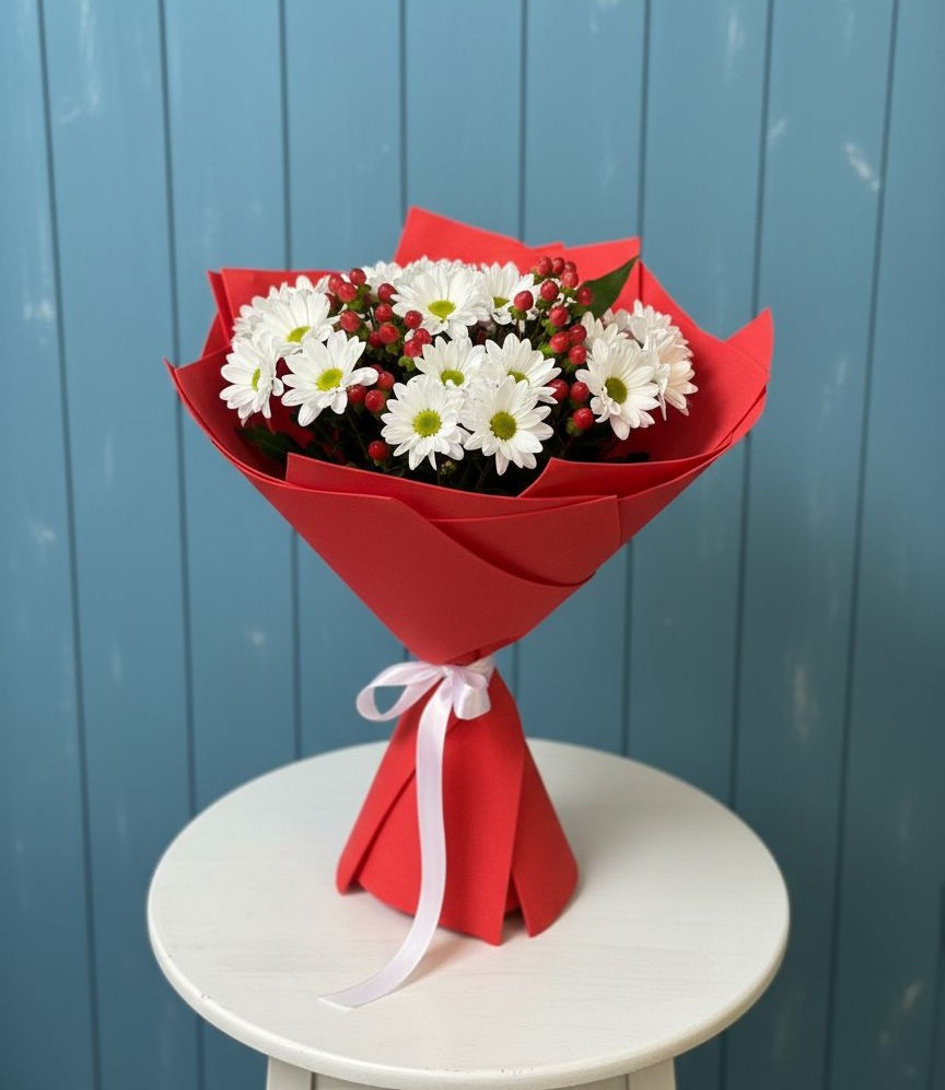 Букет цветов из: Хризантемы в Сунтаре