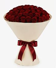 Букет 101 Бордовая роза Блэк Бакарра в Сунтаре