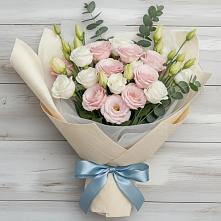 Букет цветов из:  Лизиантусы #REPLACE_PRED# Сунтаре