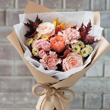 Букет цветов из:  Гвоздики, Хризантемы и Розы в Сунтаре