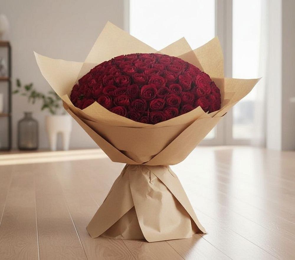 Букет 101 Красная роза в Сунтаре