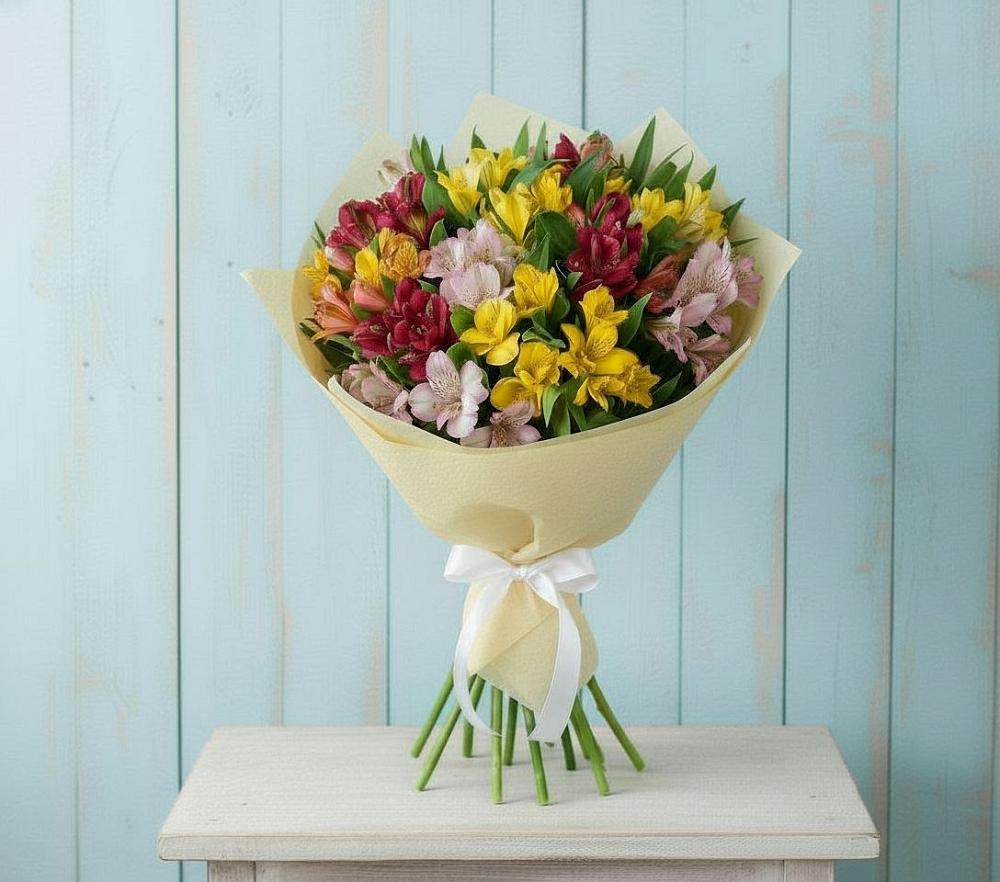 Букет цветов из: Альстромерии в Сунтаре