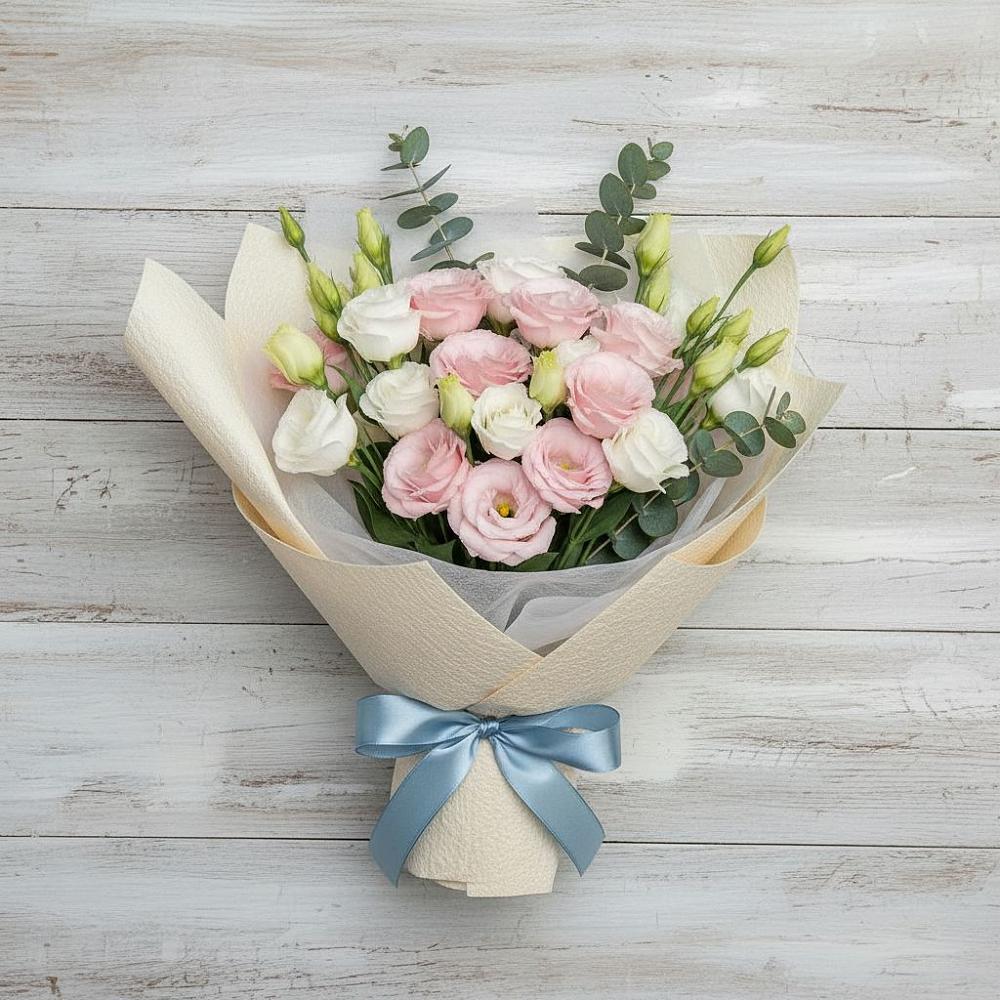 Букет цветов из: Лизиантусы в Сунтаре